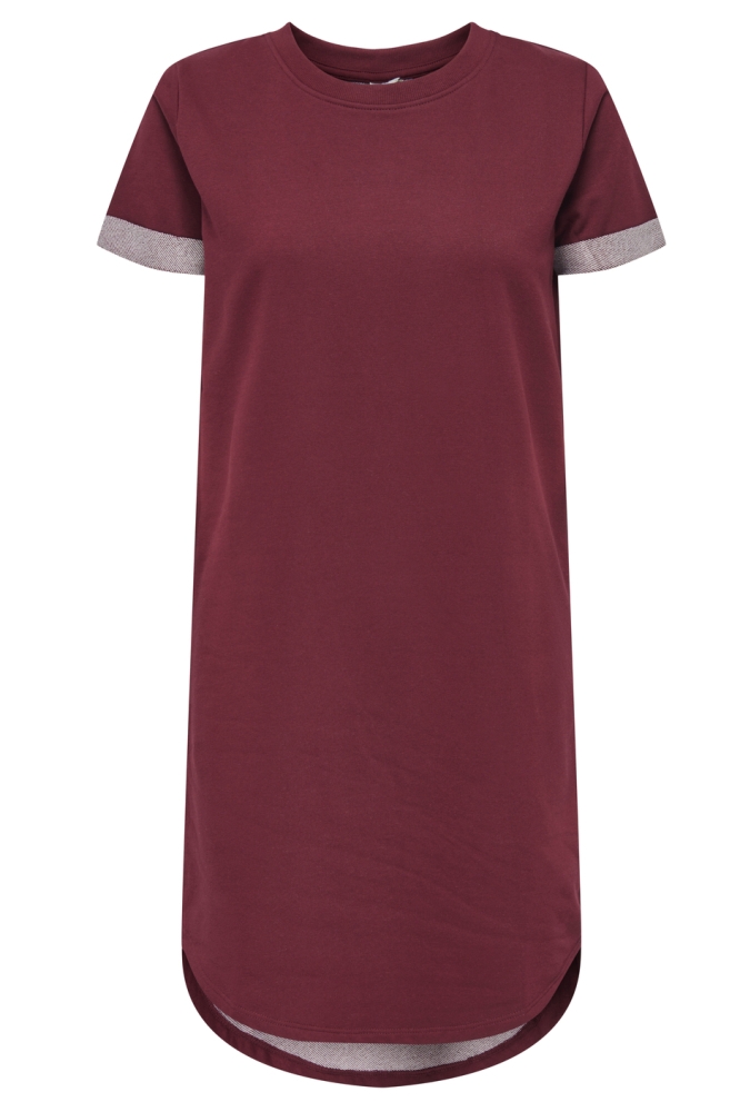 JDYIVY S/S DRESS JRS NOOS 15174793 CABERNET